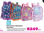 Pen + Gear Ellis Unicorn Backpack Assorted-Each