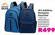 Outdoor Gear 18L Addition Backpack Assorted