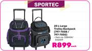 Sportec 25L Large Trolley Backpack (797-70SB/797-70SG)-Each