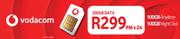 Vodacom 200GB Data Sim (100GB Anytime & 100GB Night Owl)