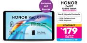 Honor Pad X7 128GB Tablet-On 15GB Data