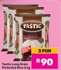 Tastic Long Grain Parboiled Rice-For 3 x 2Kg