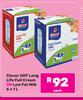 Clover UHT Long Life Full Cream Or Low Fat Milk-6 x 1L
