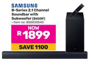 Samsung B-Series 2.1 Channel Soundbar With Subwoofer (850030540)