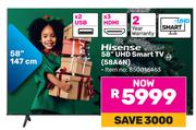 Hisense 58" (147cm) UHD Smart TV 58A6N (850016463)