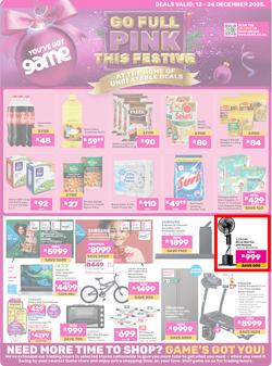 Game : Go Full Pink This Festive (12 December - 24 December 2025), page 1