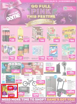 Game : Go Full Pink This Festive (12 December - 24 December 2025), page 1