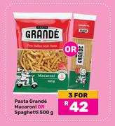 Pasta Grande Macaroni Or Spaghetti-For 3 x 500g
