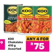 Koo Chakalaka Assorted-For 4 x 410g