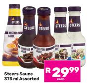 Steers Sauce Assorted-375ml Each