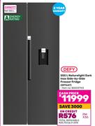 Defy 555L Naturelight Dark Inox Side By Side Freezer Fridge DFF647 (850031143)