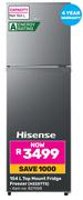 Hisense 154L Top Mount Fridge/Freezer H225TTS (827008)