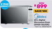 Midea 20L Digital Microwave Oven EM20-SILVER (850016279)