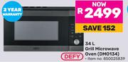 Defy 34L Grill Microwave Oven DMO134 (850025839)