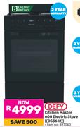 Defy Kitchen Master 600 Electric Stove DSS612 (827040)