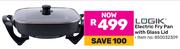 Logik Electric Fry Pan With Glass Lid (850032309)