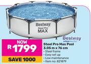 Bestway Steel Pro Max Pool 821879 3.05m x 76cm