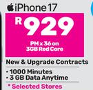 Apple iPhone 17-On 3GB Red Core