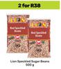 Lion Speckled Sugar Beans-For 2 x 500g