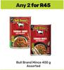 Bull Brand Mince Assorted-For 2 x 400g