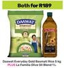 Daawat Everyday Gold Basmati Rice 5Kg Plus La Familia Olive Oil Blend 1L-Both For