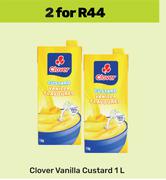Clover Vanilla Custard-For 2 x 1L