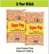 Lion Super Pop Popcorn-For 2 x 500g