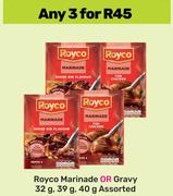 Royco Marinade Or Gravy Assorted-For 3 x 32g, 39g, 40g