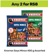 Knorrox Soya Mince Assorted-For 2 x 400g