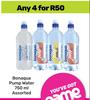 Bonaqua Pump Water Assorted-For 4 x 750ml