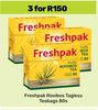 Freshpak Rooibos Tagless Teabags-For 3 x 80s