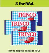 Trinco Tagless Teabags-For 3 x 100s
