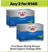 Five Roses Strong African Blend Tagless Teabags-for 2 x 200s