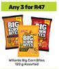 Willards Big Corn Bites Assorted-For 3 x 120g