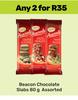 Beacon Chocolate Slabs Assorted-For 2 x 80g