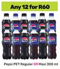 Pepsi PET Regular Or Maxi-For 12 x 300ml