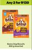 Beeno Dog Biscuits-For Any 2 x 800g