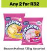 Beacon Mallows Assorted-For 2 x 135g
