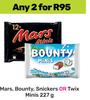 Mars, Bounty, Snickers Or Twix Minis-For 2 x 227g