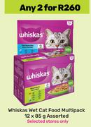Whiskas Wet Cat Food Multipack Assorted-For 2 x 12 x 85g