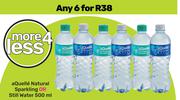 Aquelle Natural Sparkling Or Still Water-For 6 x 500ml
