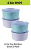 Little One Rio Bowl Small 2 Pack-For 2