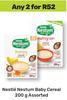 Nestle Nestum Baby Cereal Assorted-For 2 x 200g
