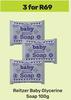Reitzer Baby Glycerine Soap-For 3 x 100g