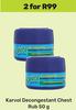 Karvol Decongestant Chest Rub-For 2 x 50g