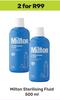 Milton Sterilising Fluid-For 2 x 500ml
