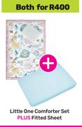 Little One Comforter Set Plus Fitted Sheet-For Both