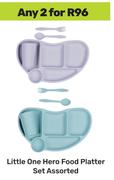 Little One Hero Food Platter Set Assorted-For 2