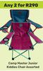Camp Master Junior Kiddies Chair Assorted-For Any 2
