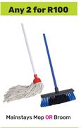 Mainstays Mop Or Broom-For Any 2